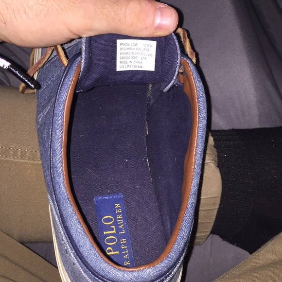 Polo blue low tops - Picture 4 of 4